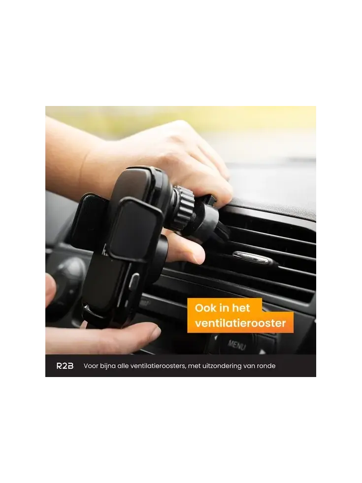 Telefoonhouder Auto met Draadloze Oplader