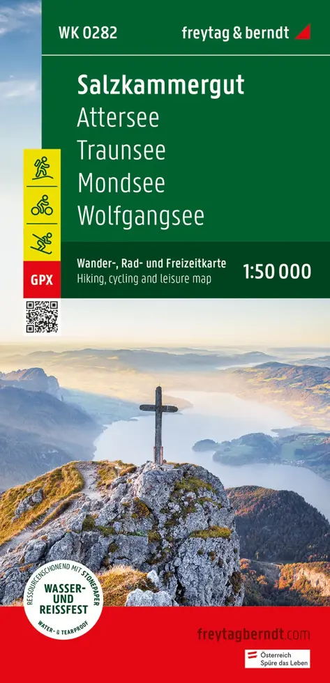 Wandelkaart WK282 Salzkammergut