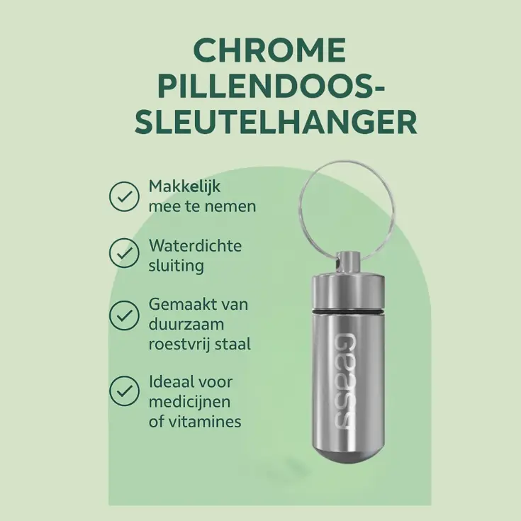 Geasy Sleutelhanger Pillendoos
