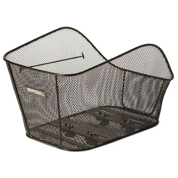 Fietsmand Cento S Flower Multi 36 x 26 x 18 cm - zwart