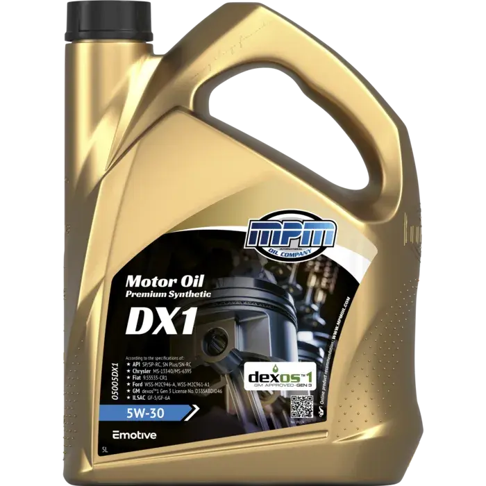Motorolie 5w30 dexos1 premium synthetic| 5