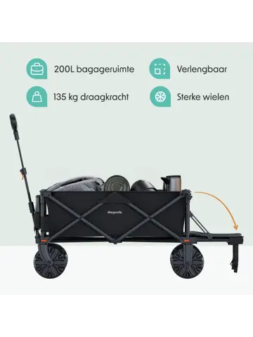 LifeGoods Bolderkar – 130KG
