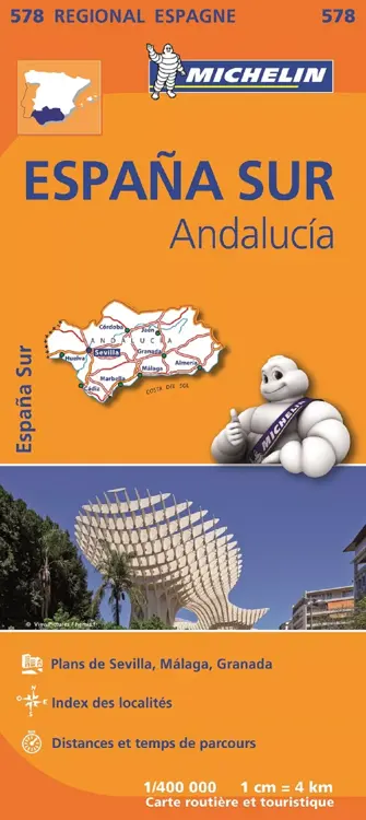 Michelin wegenkaart Regional 578 Spanje zuid