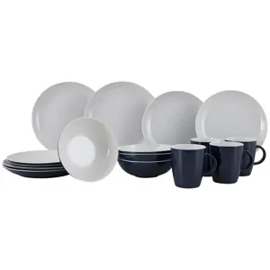 Gimex Solid Line Servies Wit 16-Delig