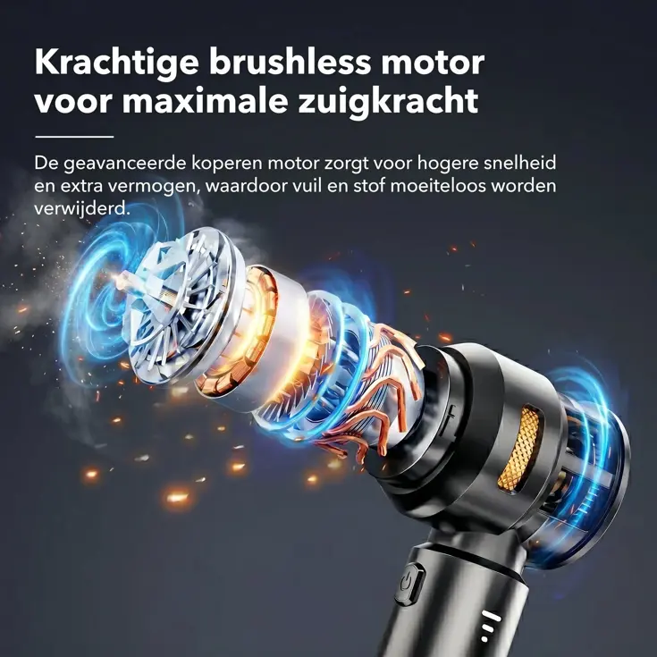 Pro 2-in-1 Auto Stofzuiger - Kruimeldief