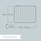 Luchtbed - Bestway - 2P - 152x203 cm + pomp