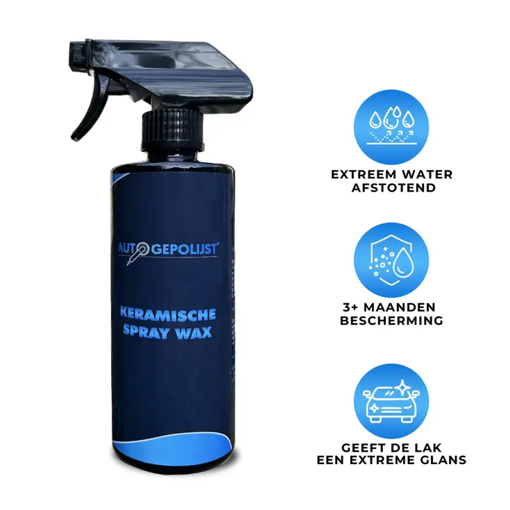 Keramische Spray Wax + Microvezeldoek - Coating