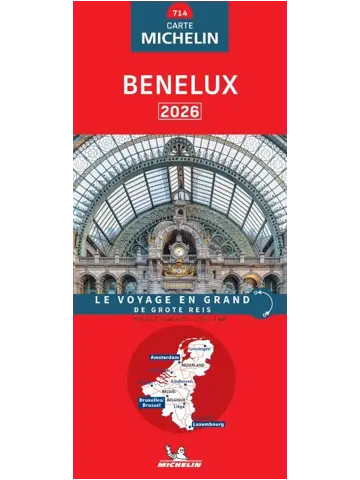 Michelin wegenkaart 714 Benelux 2026