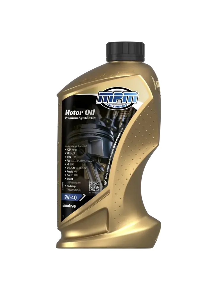 Motorolie 5w40 premium synthetic | 1 liter |
