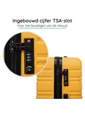Reiskoffer XS ABS 29L met TSA-slot en 360° wielen