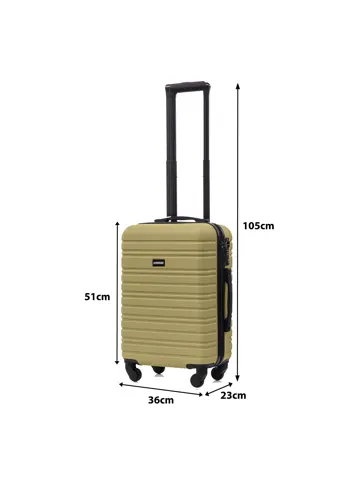 Reiskoffer S ABS 39L met TSA-slot en 360° wielen