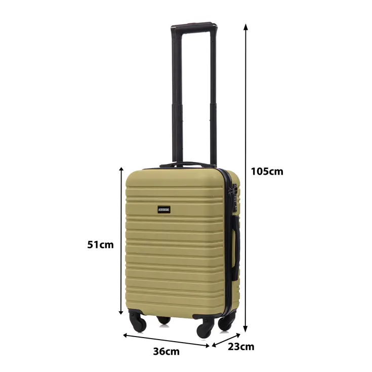 Kofferset S ABS 39L met TSA-slot en 360° wielen