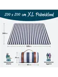 Picknickkleed XXL - 200 x 200 cm