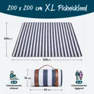 Picknickkleed XXL - 200 x 200 cm