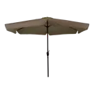 CUHOC Stokparasol Taupe Ø3m met Volanten