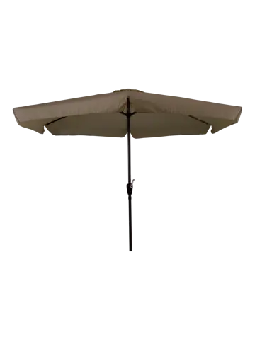 Parasol Taupe Ø3m + Hoes en lichte Voet