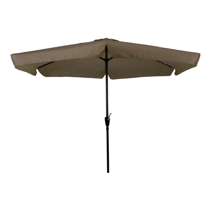 Parasol Taupe Ø3m + Hoes en lichte Voet