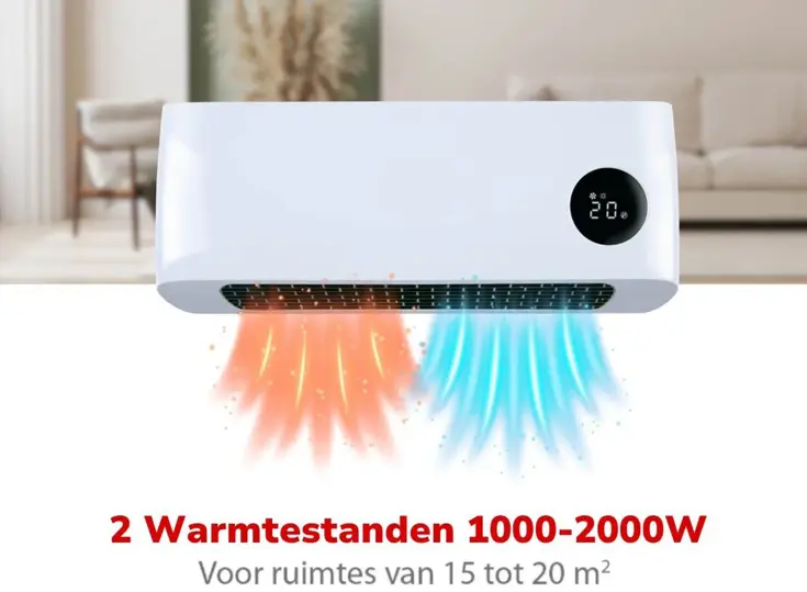 Elektrische Ventilator & Verwarming - 2000 W