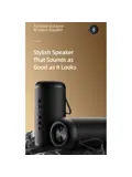 Draagbare Draadloze Speaker - Zwart - USAMS