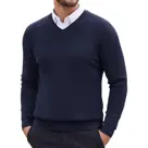 Heren Mock Pullover Cappuccino Italia