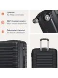 Kofferset – 3 Delig – 38L – Zwart