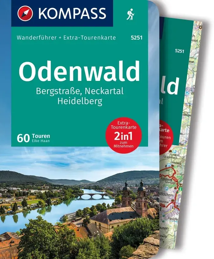 Wandelgids WF 5251 Odenwald - Bergstrasse