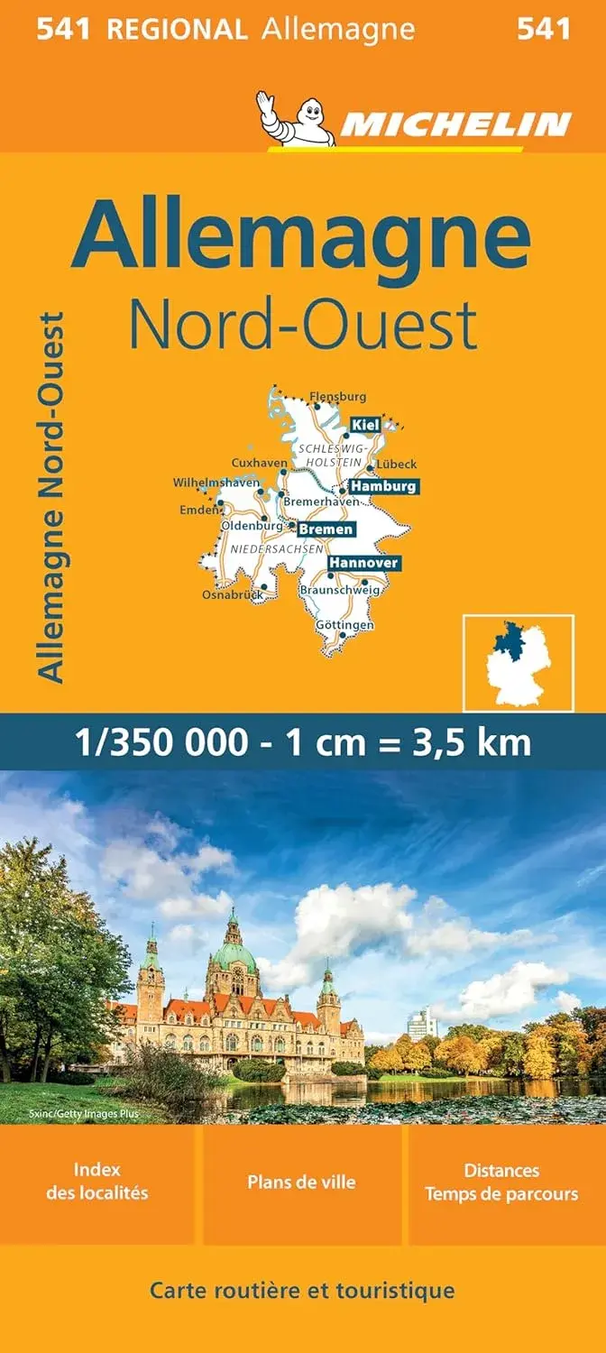Kaart Regional 541 Duitsland Noord-West