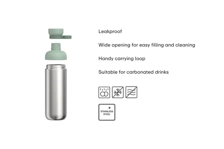 Mepal Vita Waterfles roestvrij staal 500 ml