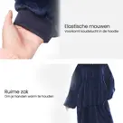 Goliving fleece deken met mouwen