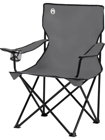 Standaard Quad Campingstoel -Opvouwbaar-Grijs