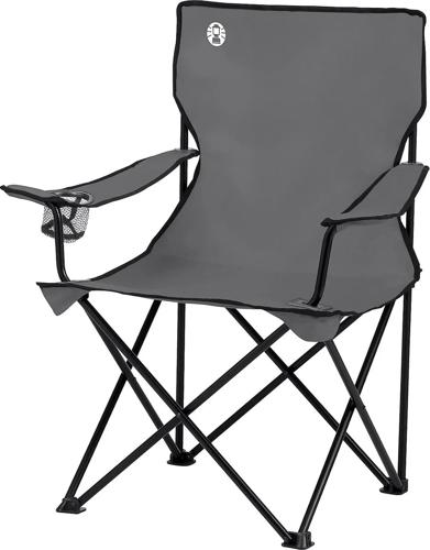 Standaard Quad Campingstoel -Opvouwbaar-Grijs