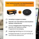 Telefoonhouder Auto Zuignap met Draadloze Oplader