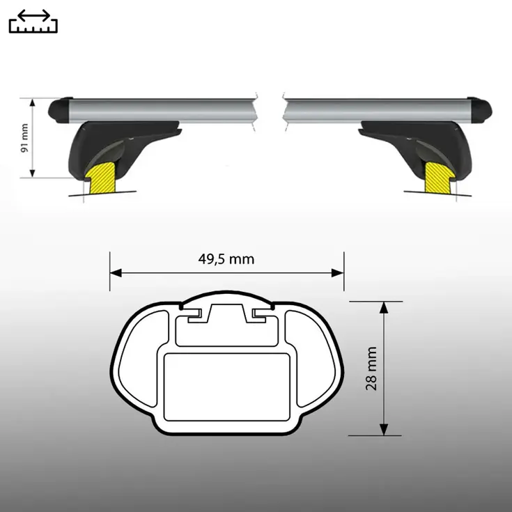 Dakdragers Peugeot 3008 2016-2023