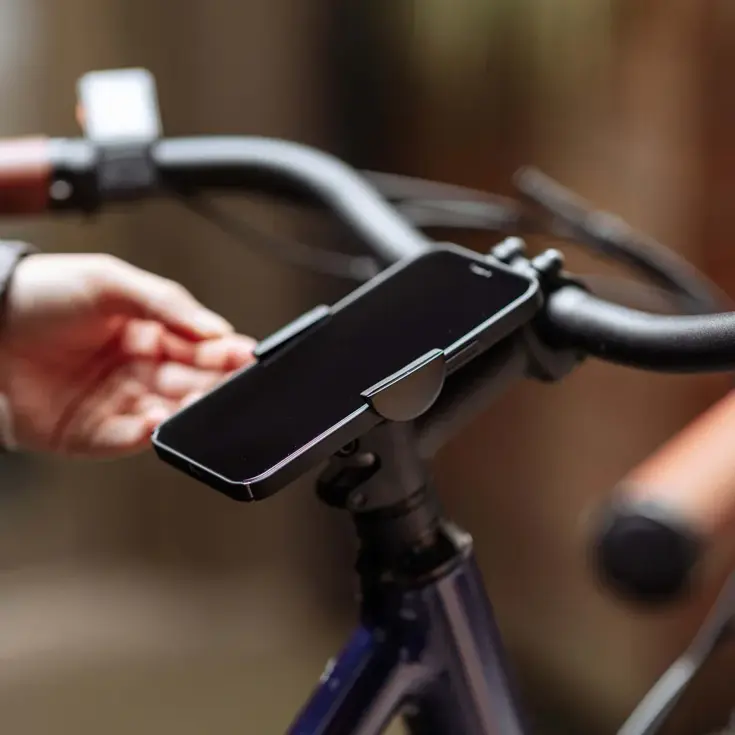 Micro Telefoonhouder Fiets - Zwart - Loop