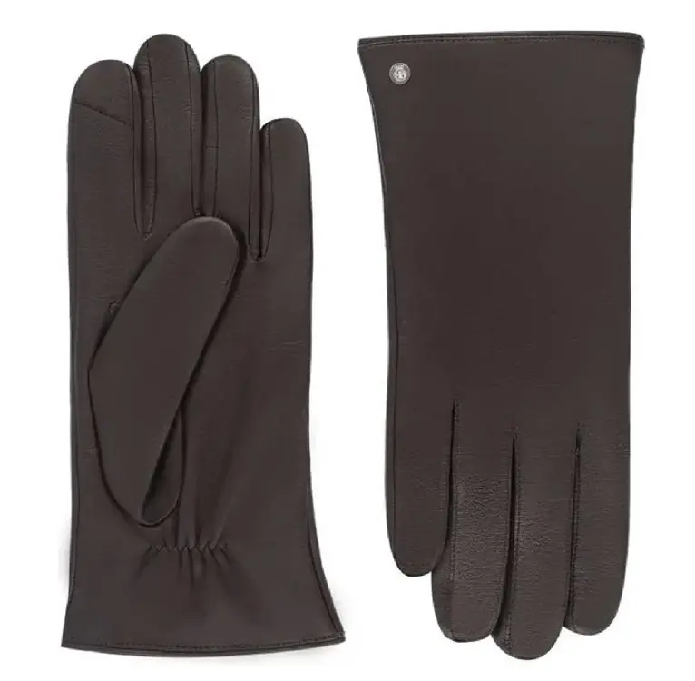 Boston - Heren handschoenen - Leer/Wol - Touchfunc