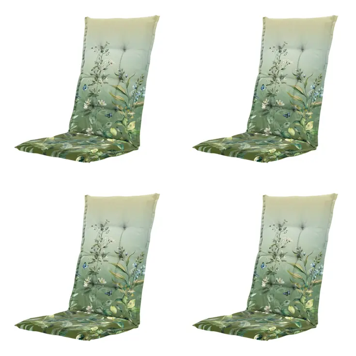 Amelie - Kussen hoge rug - Set van 4