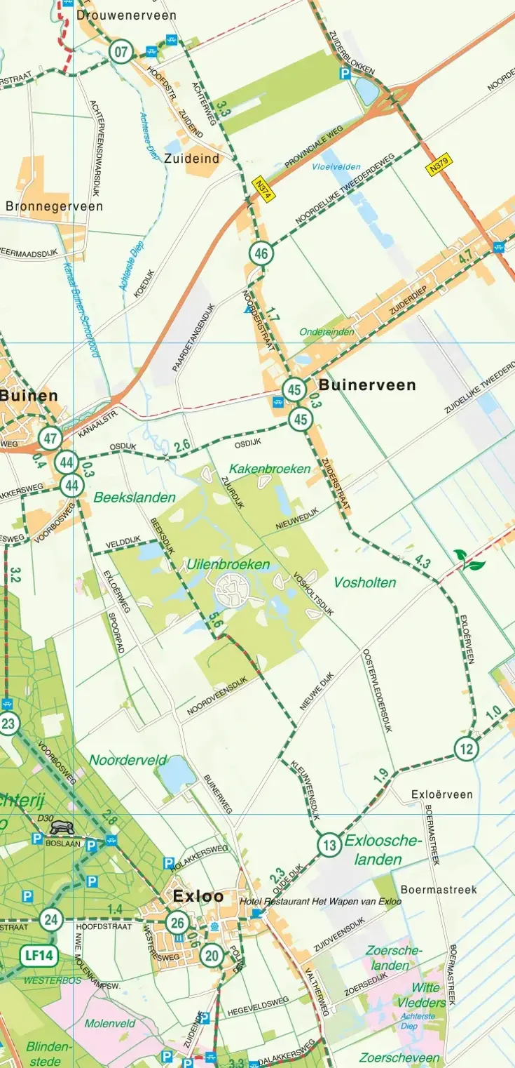 VVV Fietskaart 05 Drenthe Oost