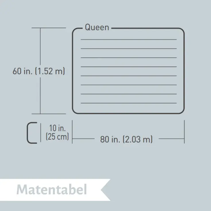 Luchtbed - Bestway - 2P - 152x203 cm + pomp