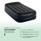Luchtbed - Intex Raised - 1P - 99x191 + Pomp