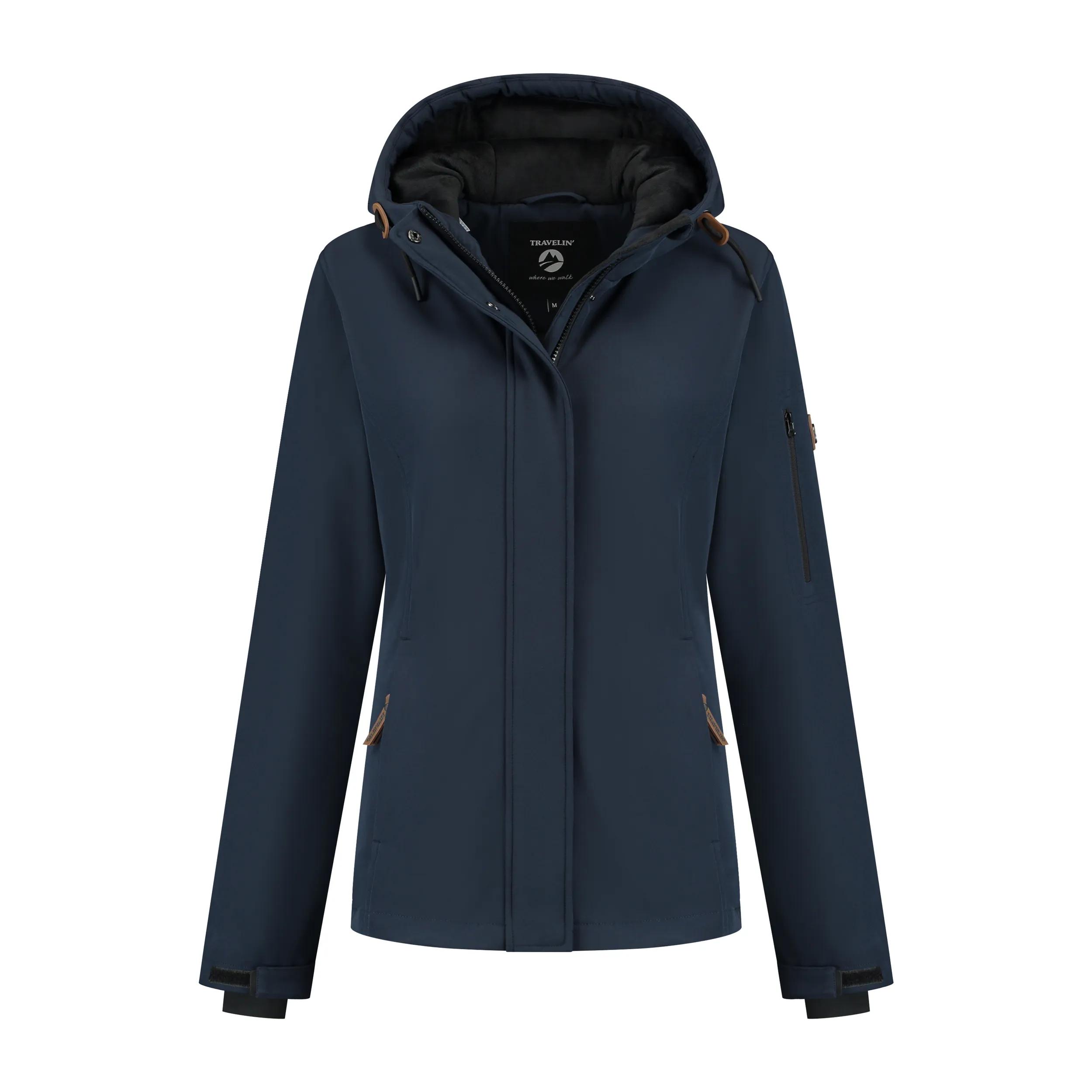 Travelin' Mette  Dames softshell jas  XXL  Navy main product image