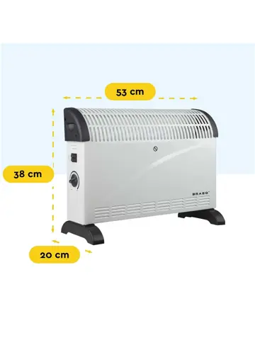 Elektrische Convectorkachel - 2000 watt