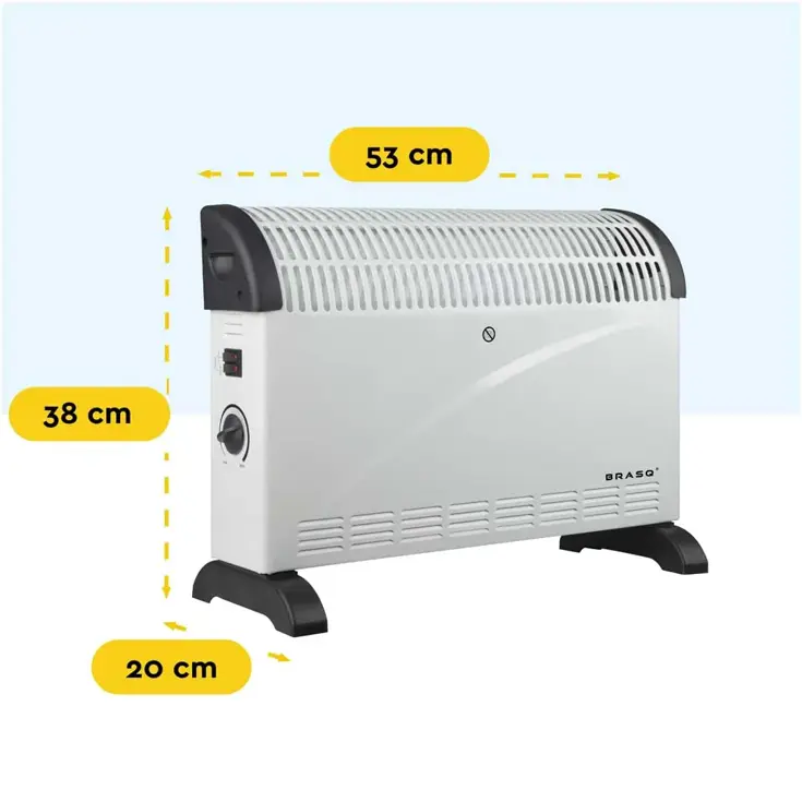 Elektrische Convectorkachel - 2000 watt