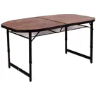 Bo-Camp Tafel Woodbine Ovaal 150x80 cm