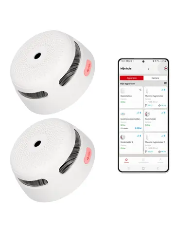 XS01-WX Slimme rookmelder 2-pack