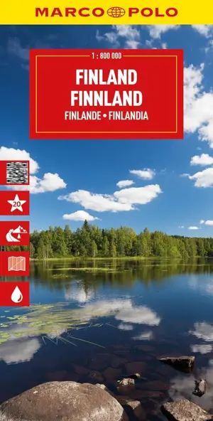 Wegenkaart Finland