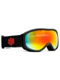 Kinder Skibril - Zwart - Rood spiegelglas