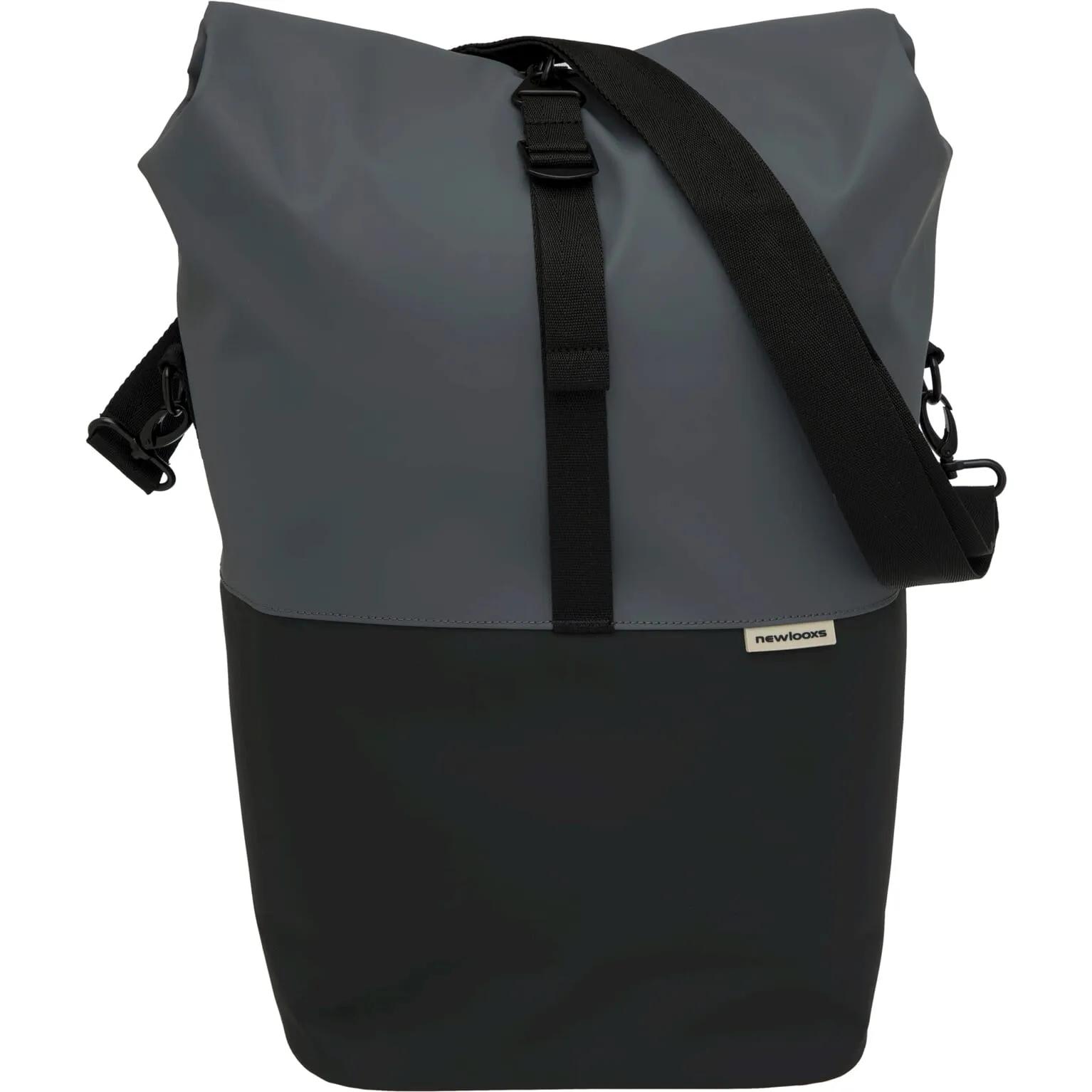 New Looxs  fietstas Nyborg dark grey/black 17L  Multicolour main product image