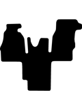 Rubber Matten Volkswagen LT (1995-2006) - DuoGrip