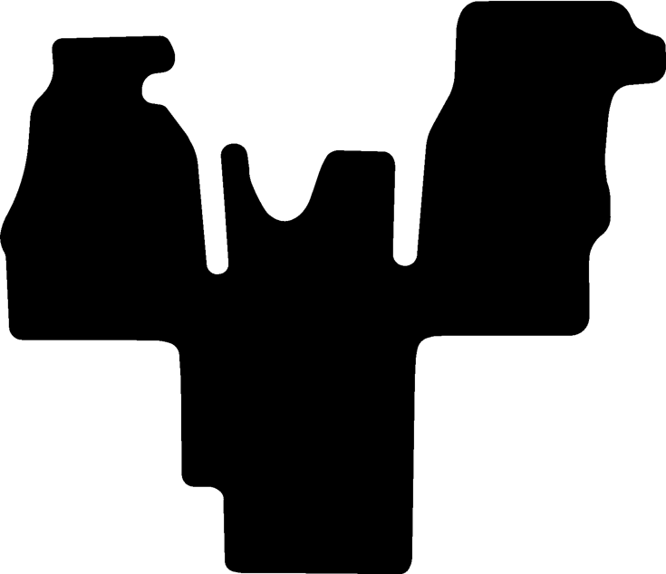 Rubber Matten Volkswagen LT (1995-2006) - DuoGrip