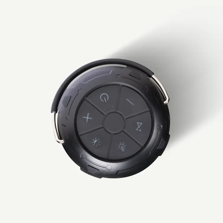 Campinglamp met powerbank en speaker